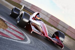 RED INDY CAR 3