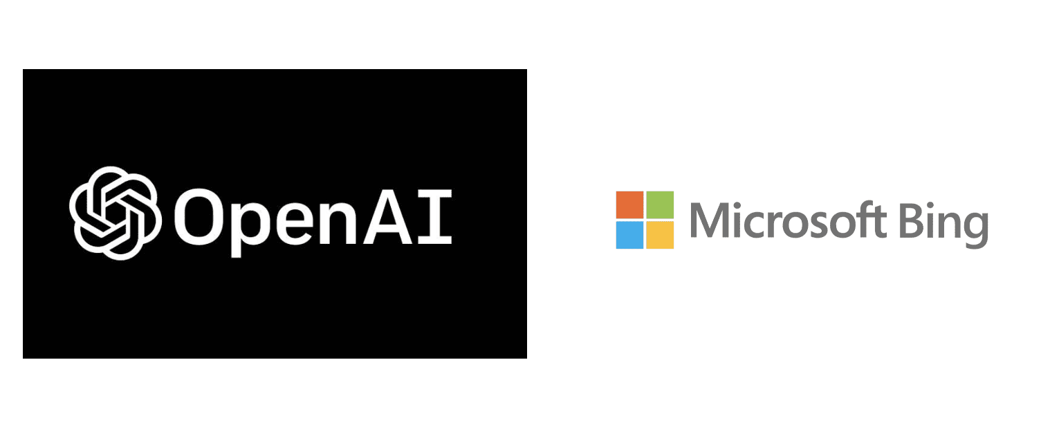 OpenAI and Bing Logos